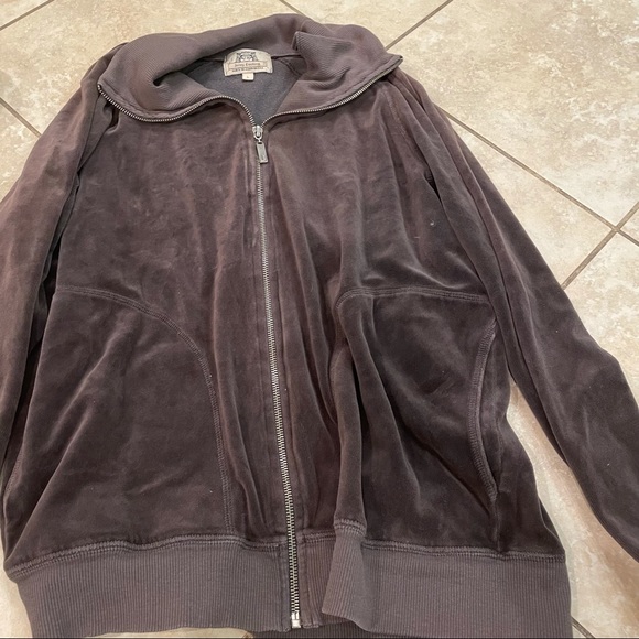 juicy brown zip up jacket - Picture 4 of 4